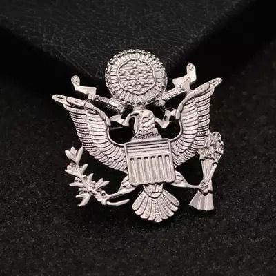 Silver Military Falcon Brooch lapel Pin For Men Suit In Pakistan