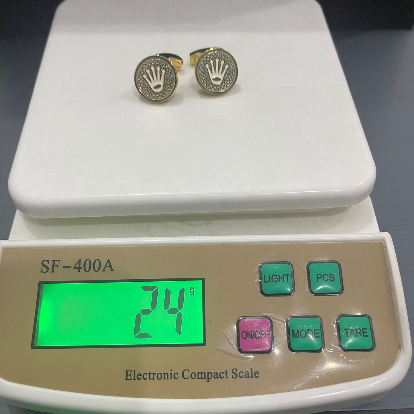ROLEX Golden cufflinks for men online in Pakistan