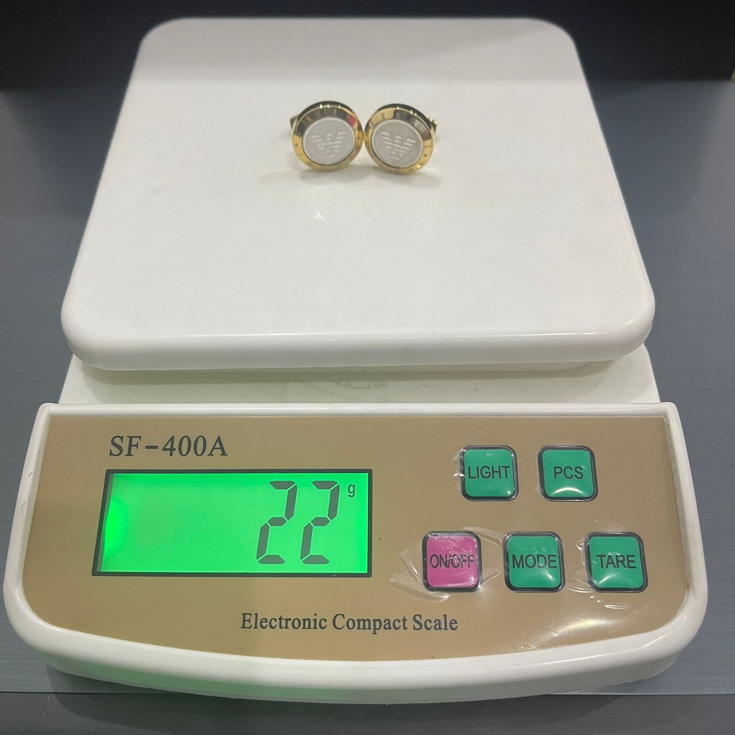 G-A Golden Cufflinks For Men