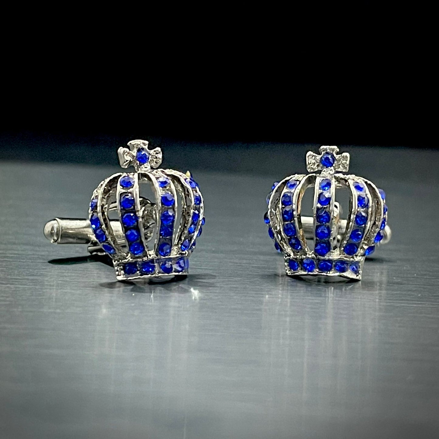 Pack of 3 Crown Cufflinks For Men