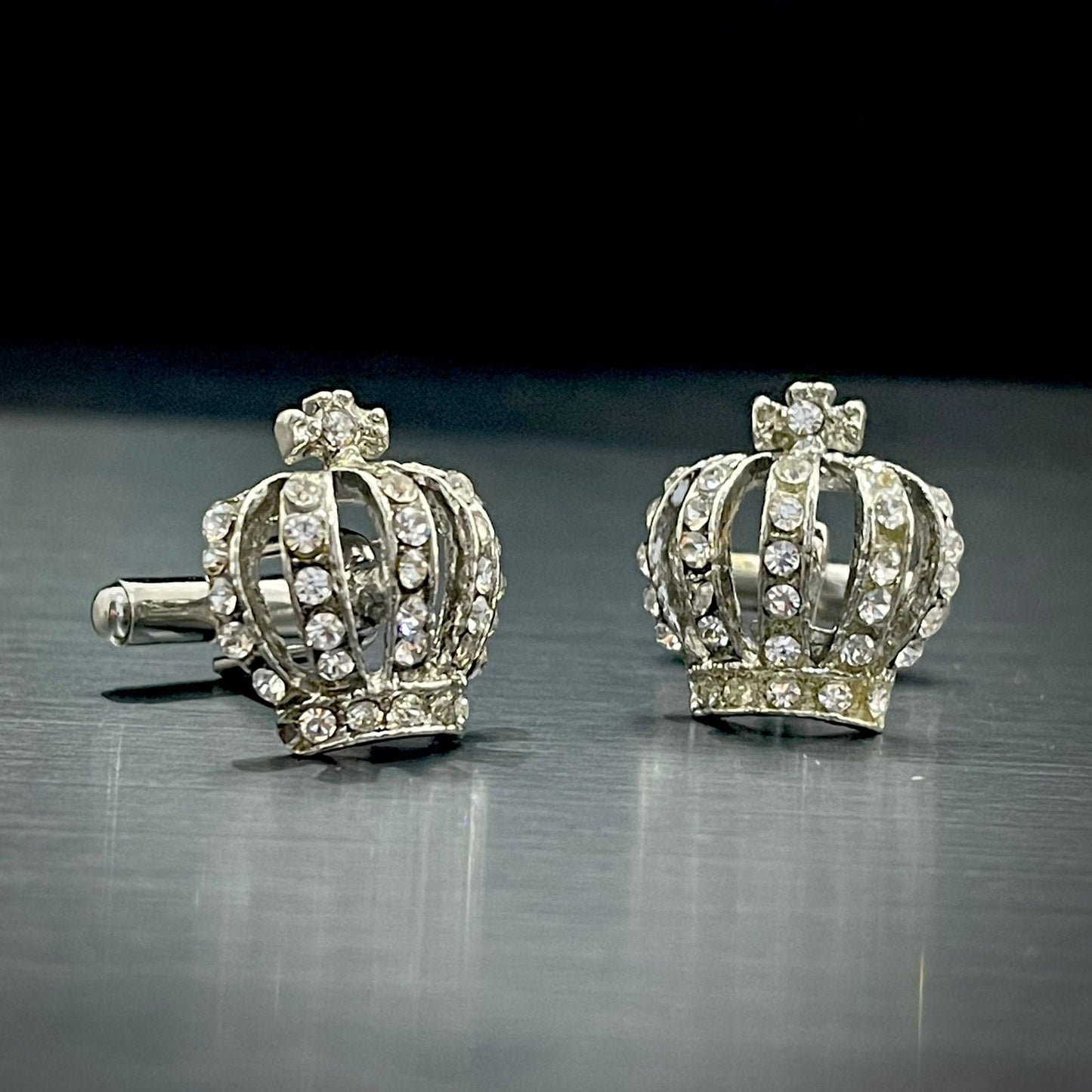 Pack of 3 Crown Cufflinks For Men