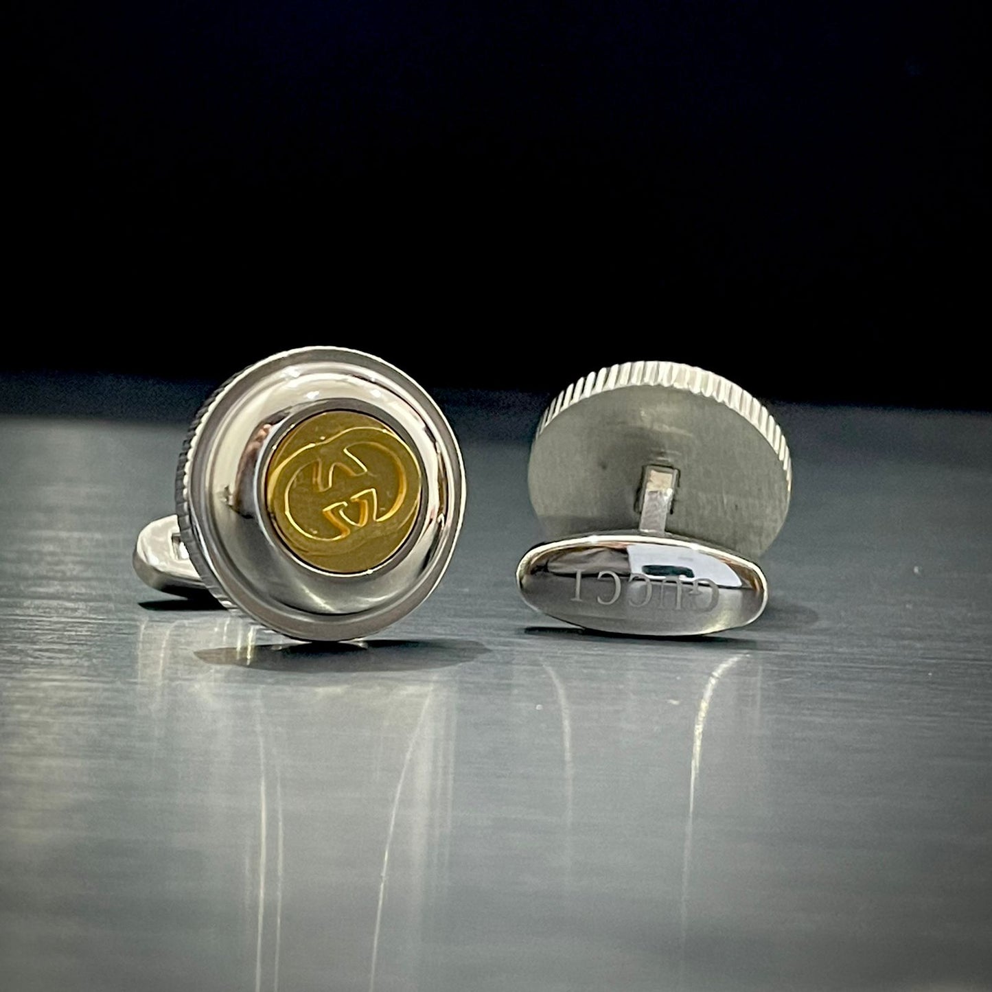 Gold & Silver GCC Cufflinks For Men