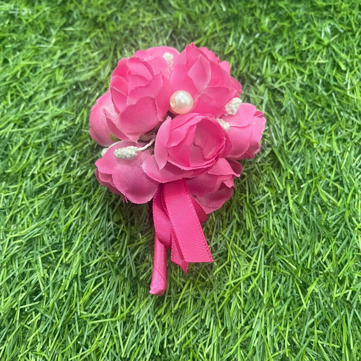 Pink Wedding Boutonniere Corsage For Men's Suit