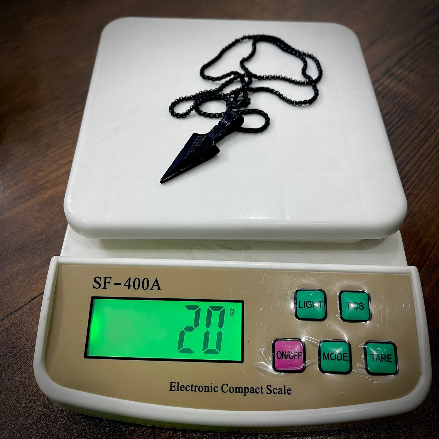 Black Arrow Pendant Necklace for Men Women