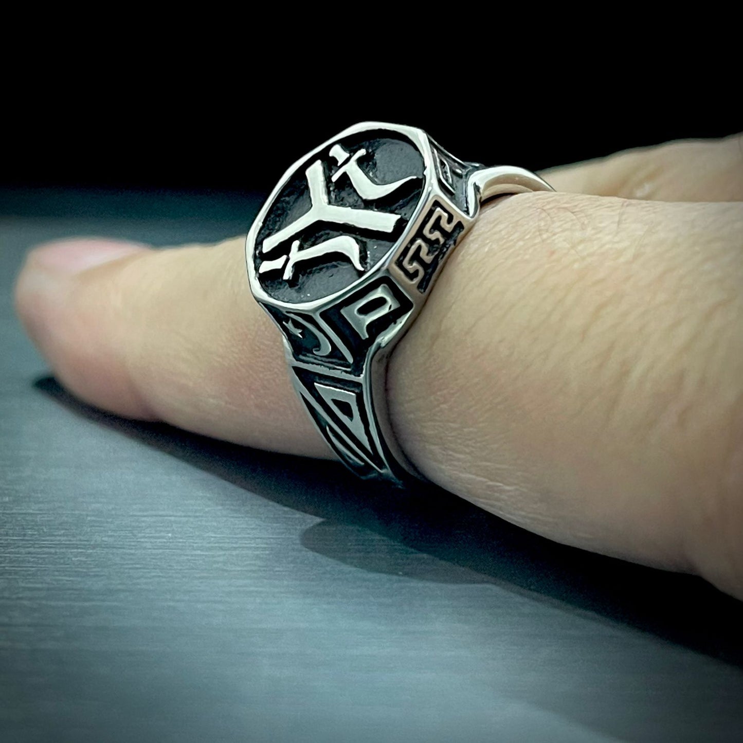 Ertugrul Ghazi Kayi Tribe Ring (Black)