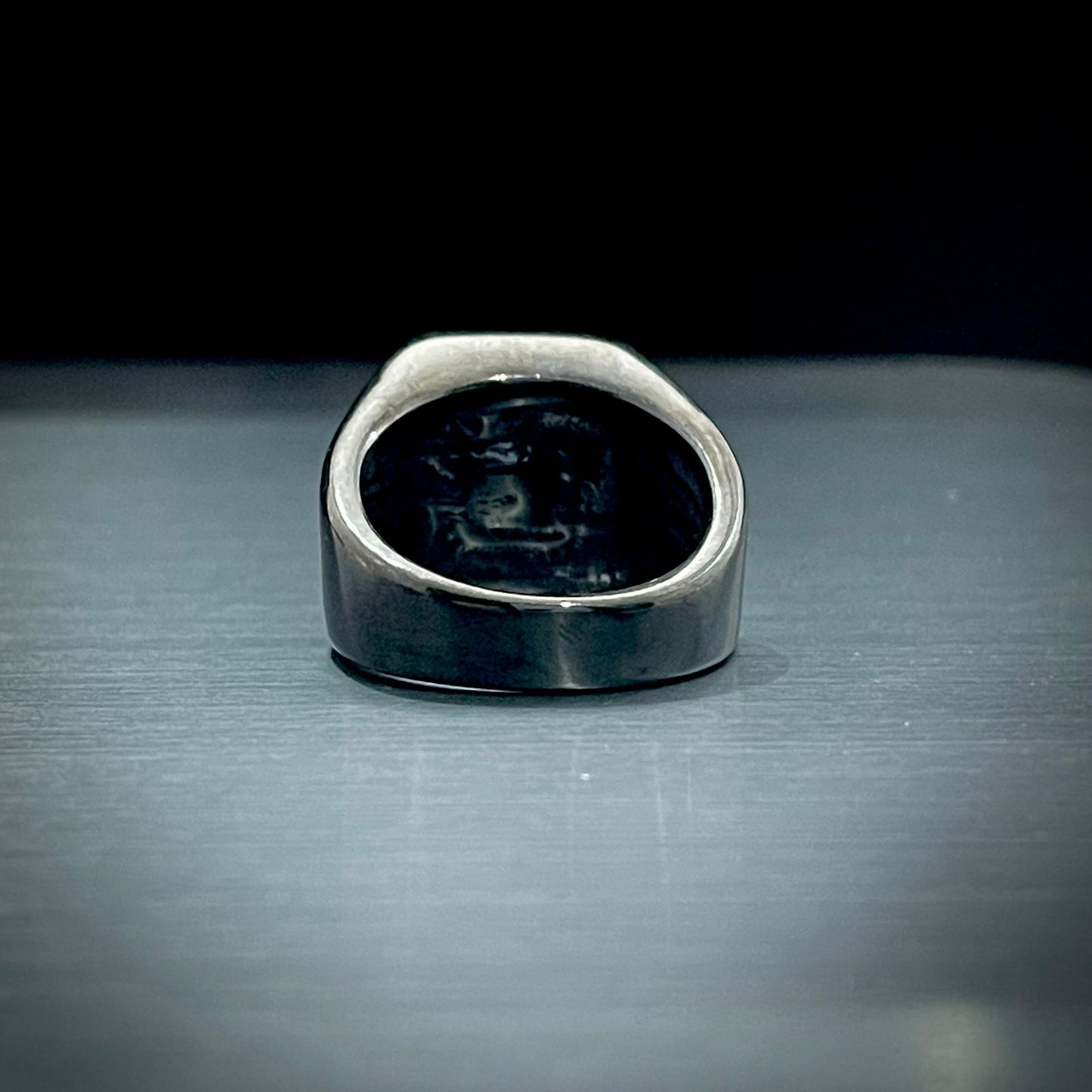Black Stone Signet Ring