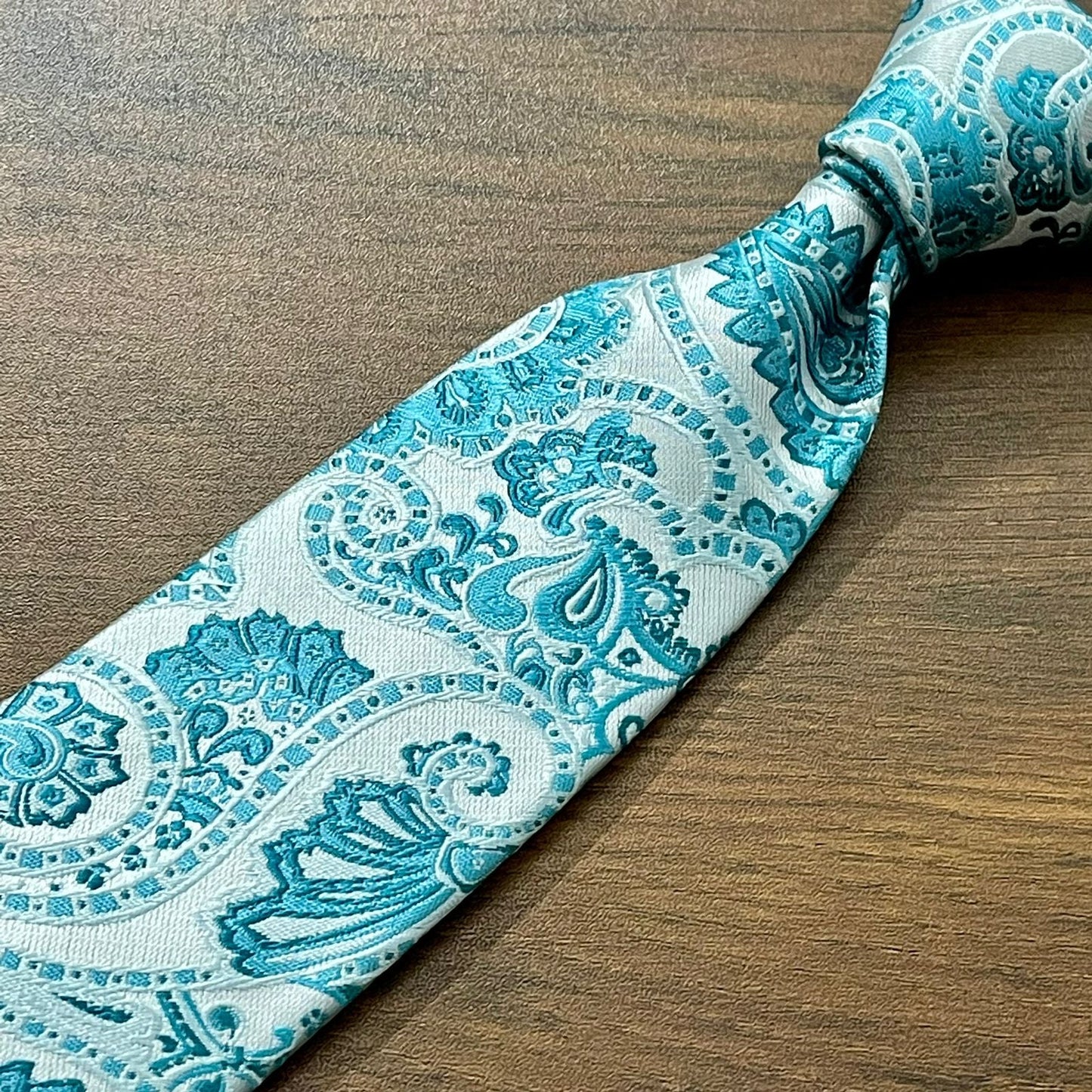 Tiffany Green Neck Tie Set For Men