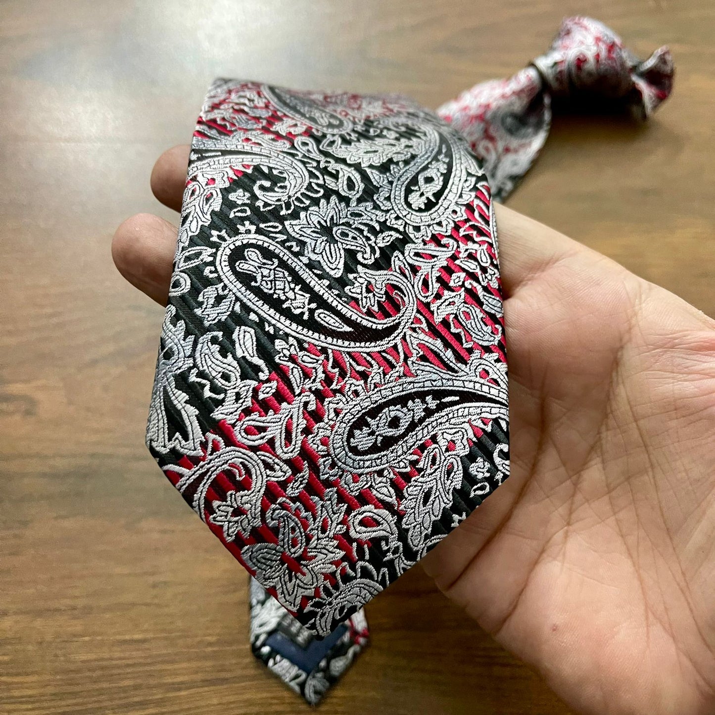 black floral neck tie for men pakistan