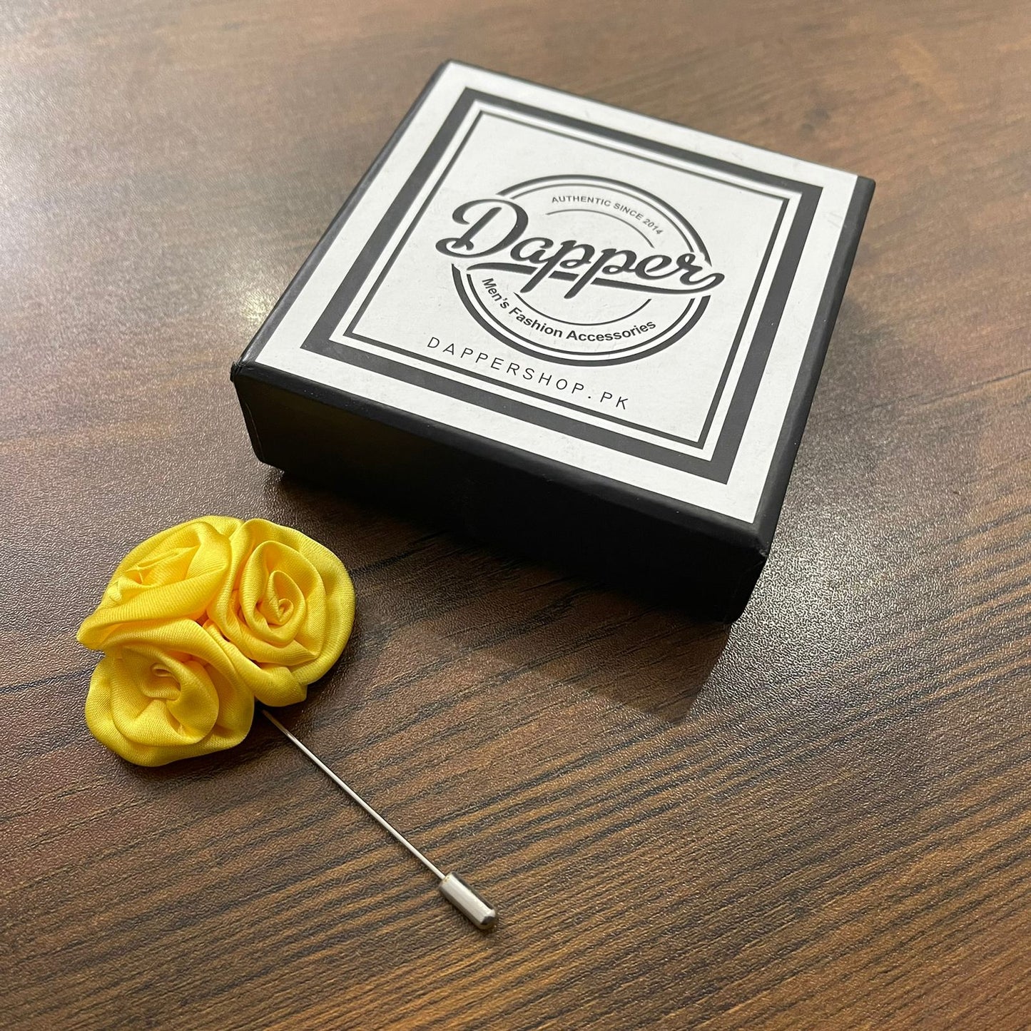 yellow flower lapel pin brooch online in pakistan
