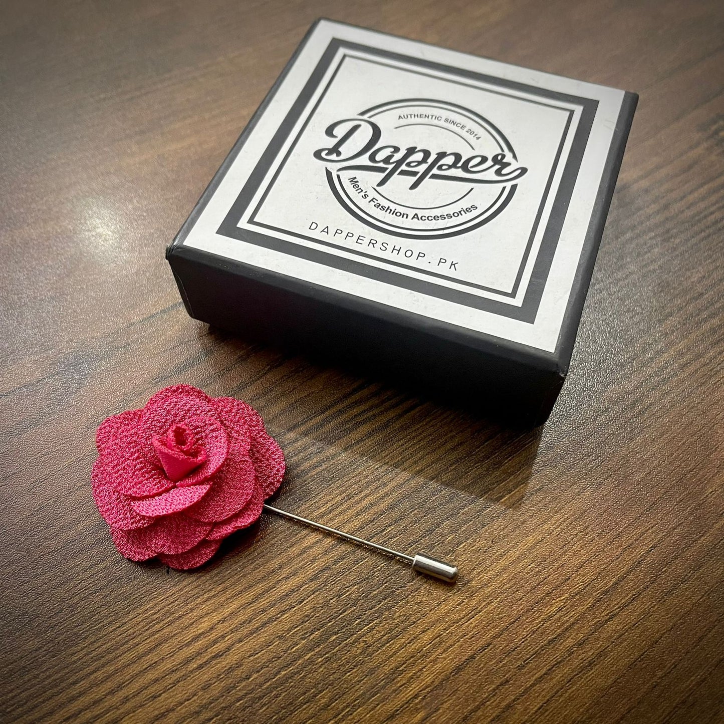 Pink Flower Lapel Pin