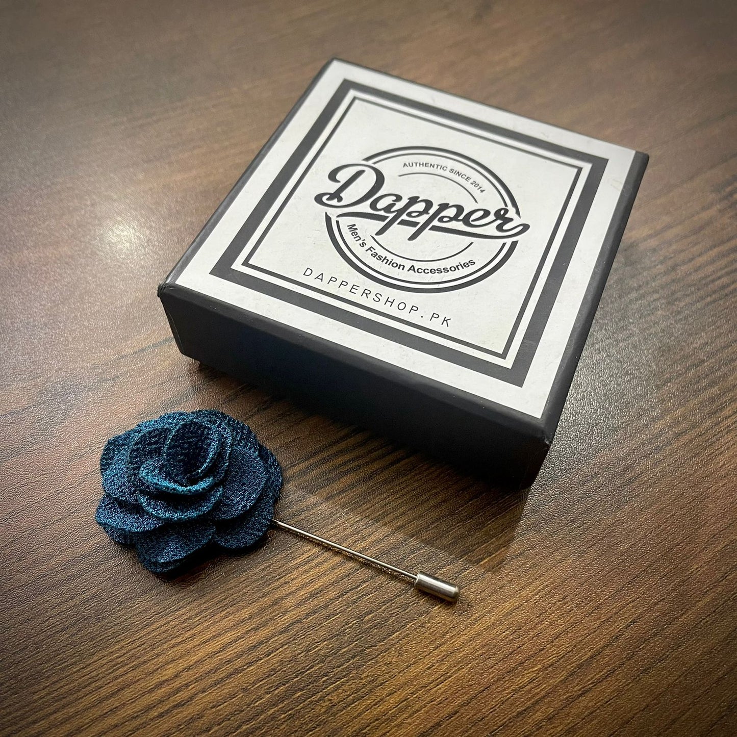 Sea Green Flower Lapel Pin