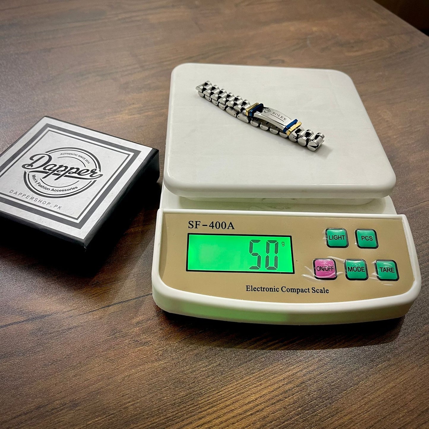 Silver R.O.L.E.X Crown Jubilee Bracelet for Men