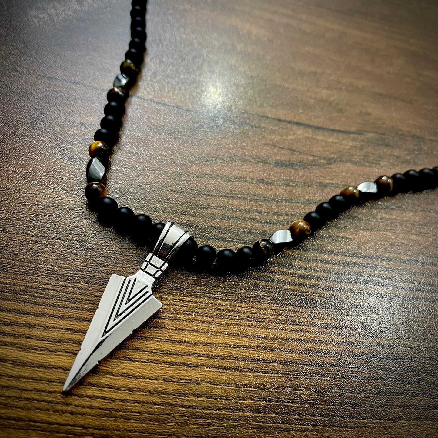 silver arrow beads pendant for men online in pakistan