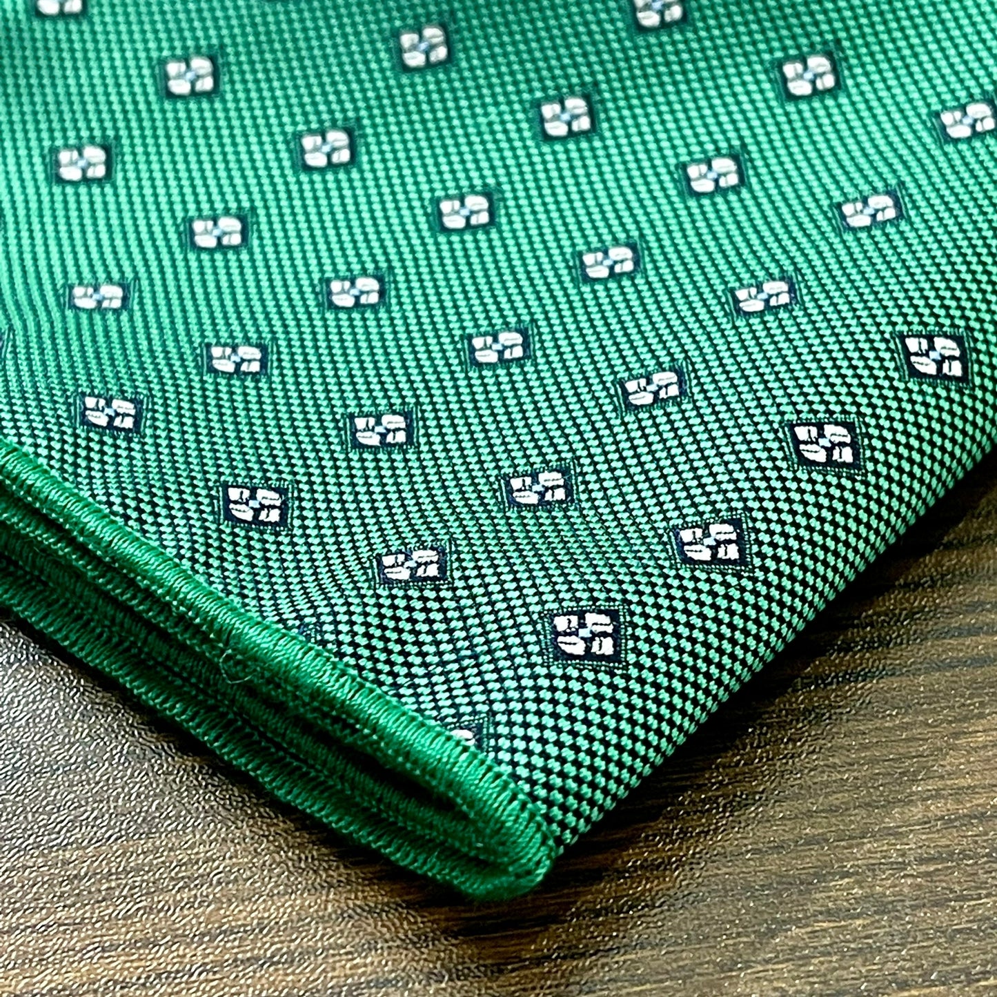 green polka dots floral paisley pocket square for men in pakistan