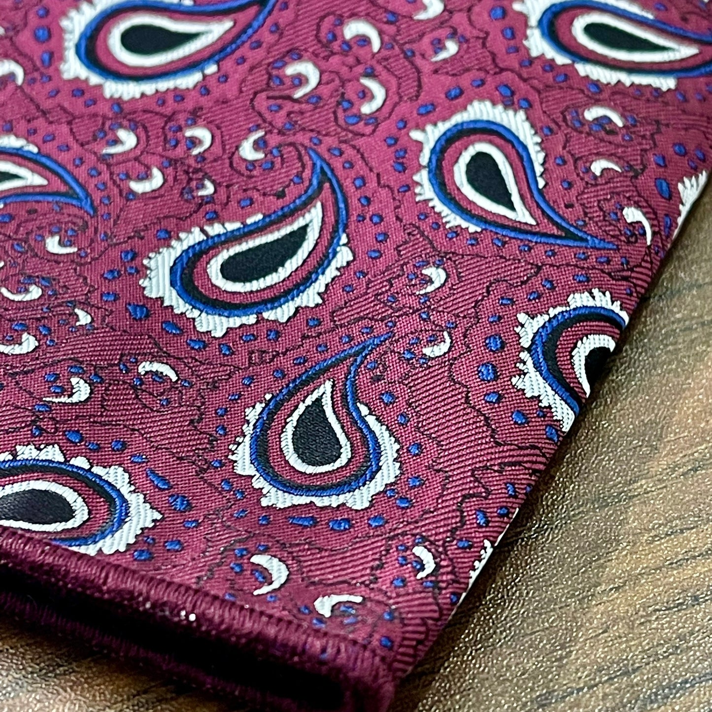 Ajrak paisley pocket square for men in pakistan