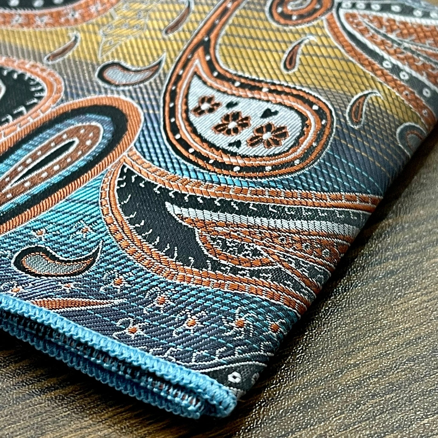 multi color floral paisley pocket square for men in pakistan