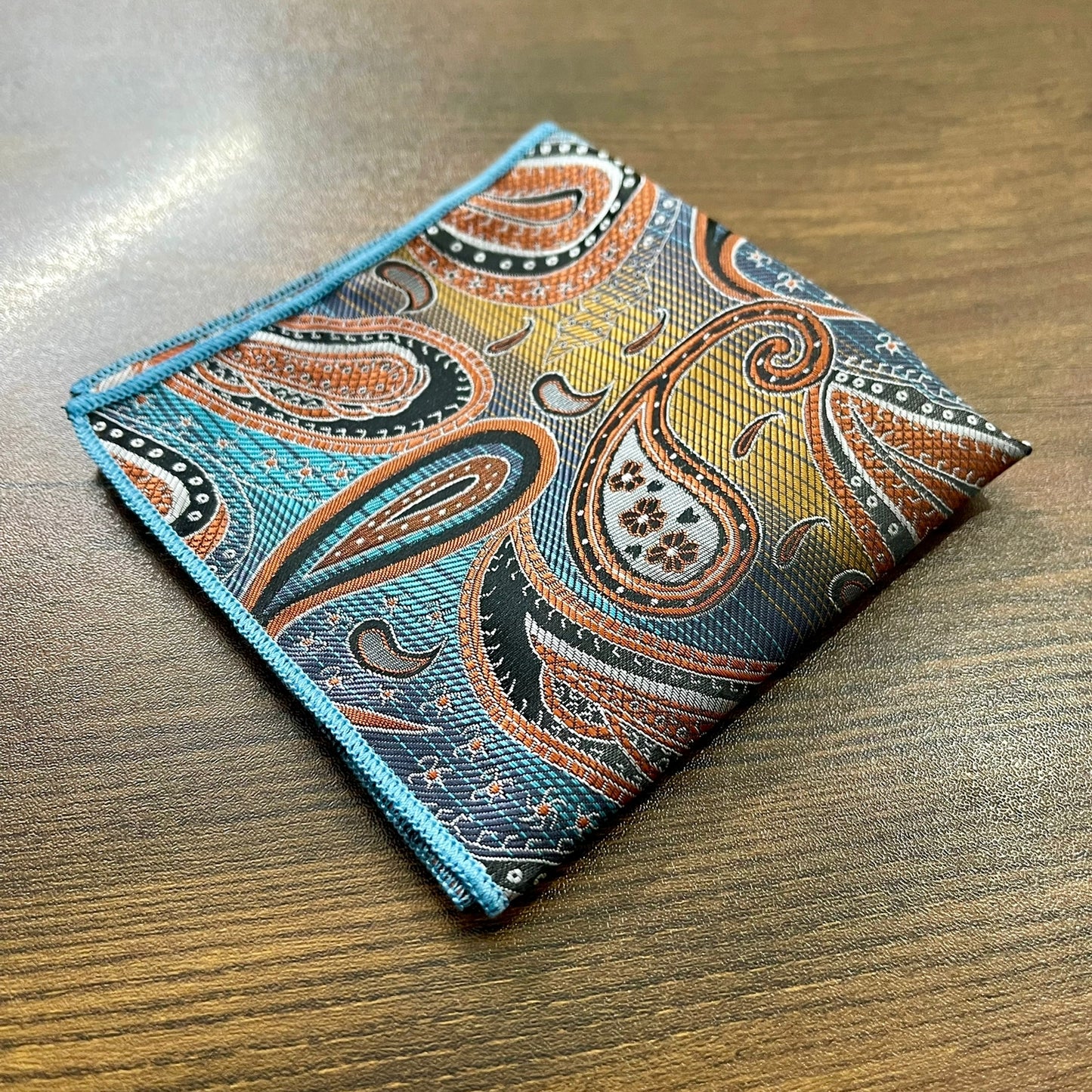 multi color floral paisley pocket square for men in pakistan