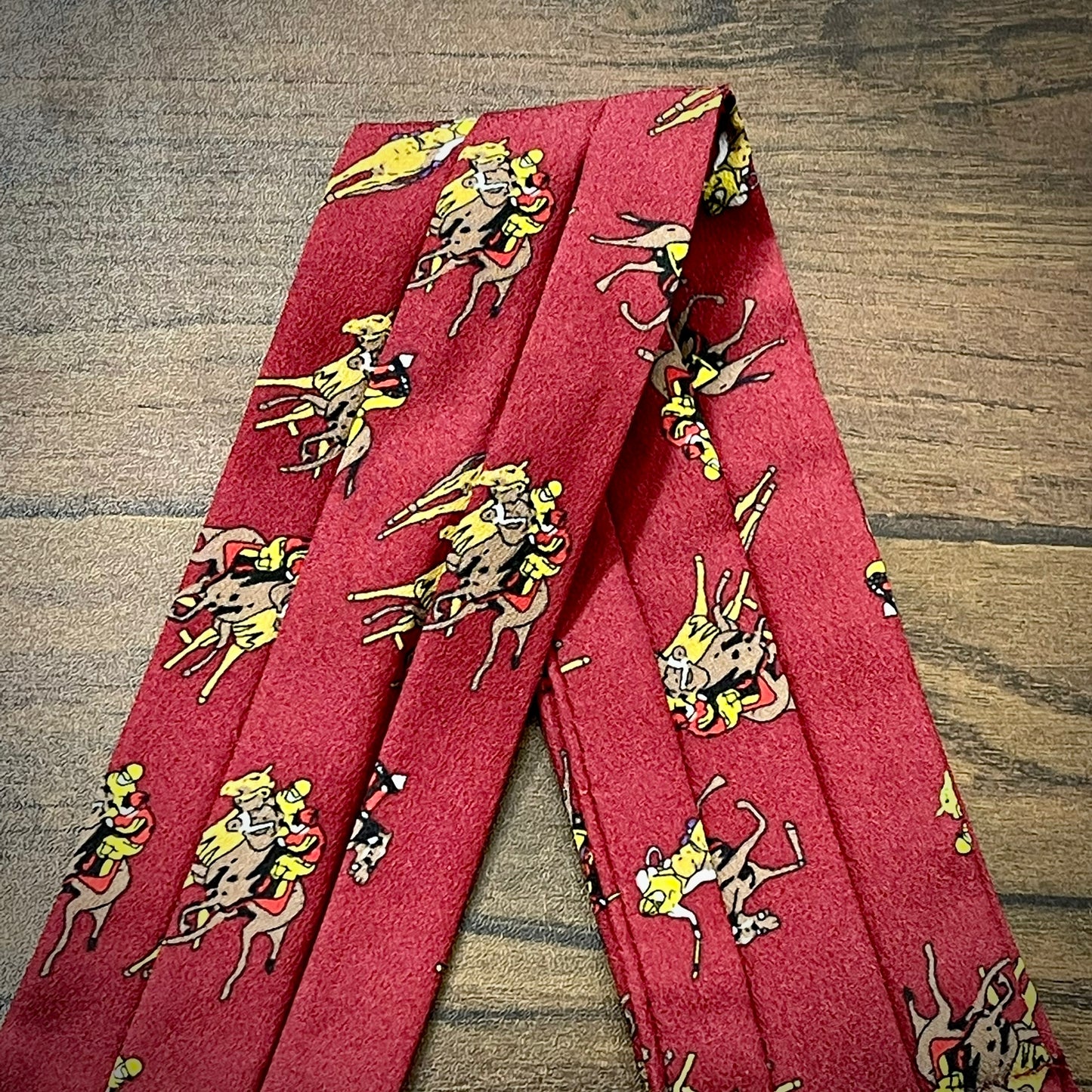 Maroon Jockey Silk ascot cravat tie silk neck scarf for men in pakistan