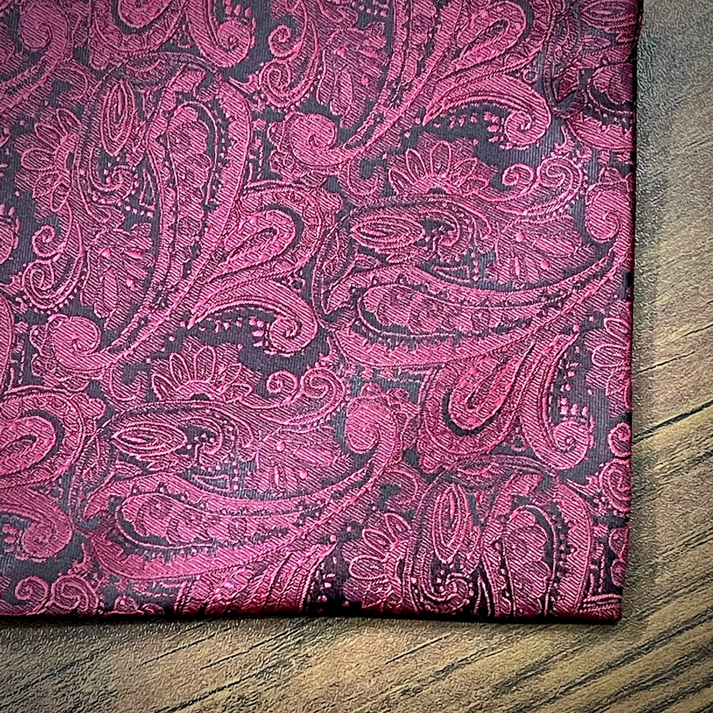 Maroon and black Floral paisley ascot cravat tie silk neck scarf for men in pakistan