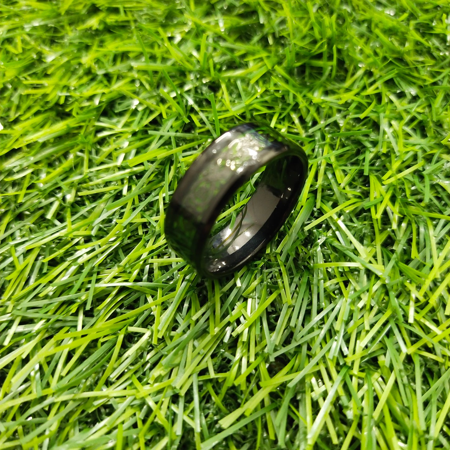 Green Dragon Inlay Ring For Men