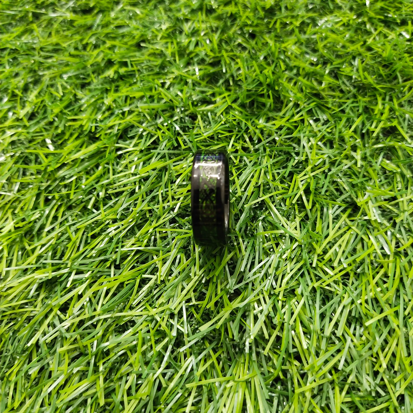 Green Dragon Inlay Ring For Men
