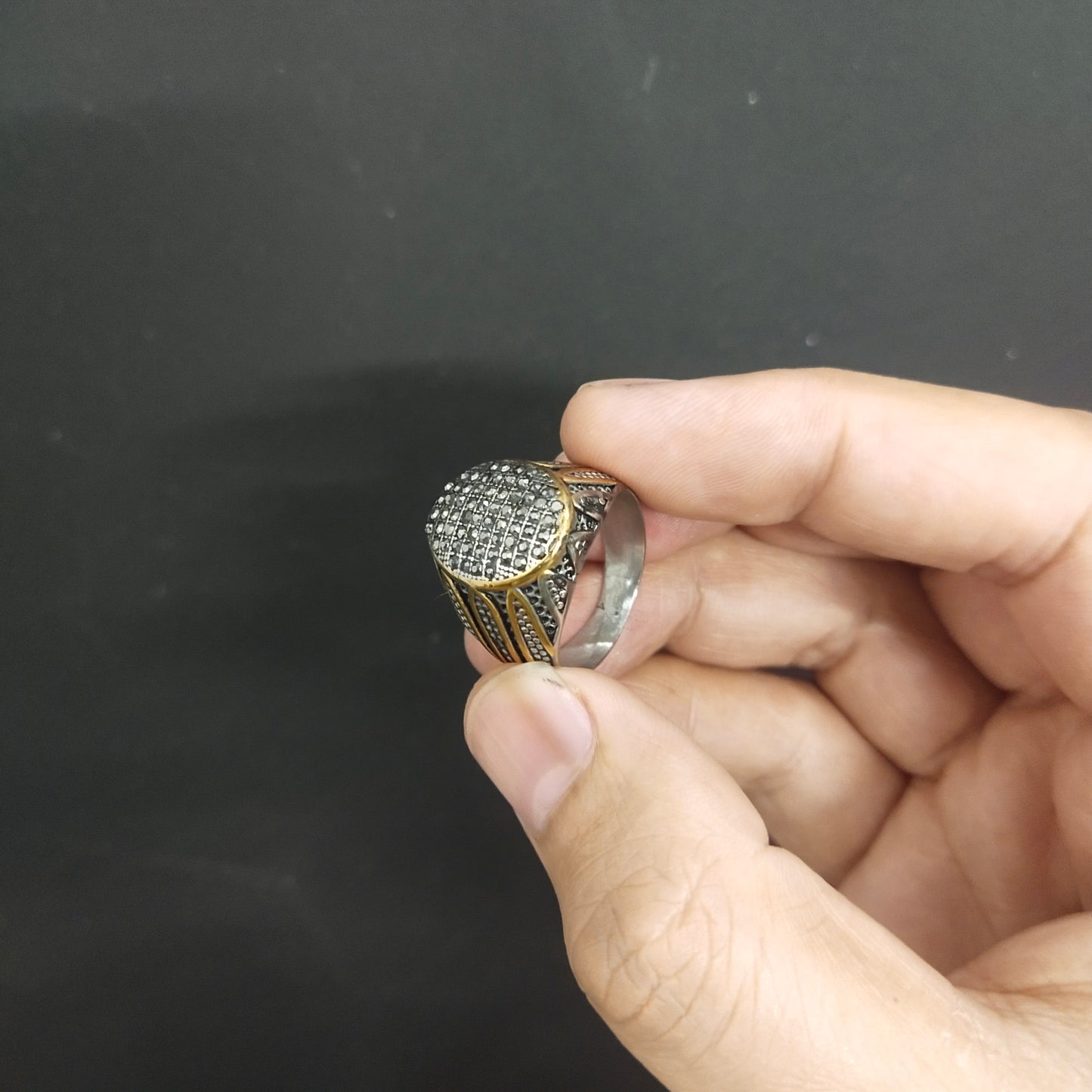 Cubical zircon ring for men price in pakistan