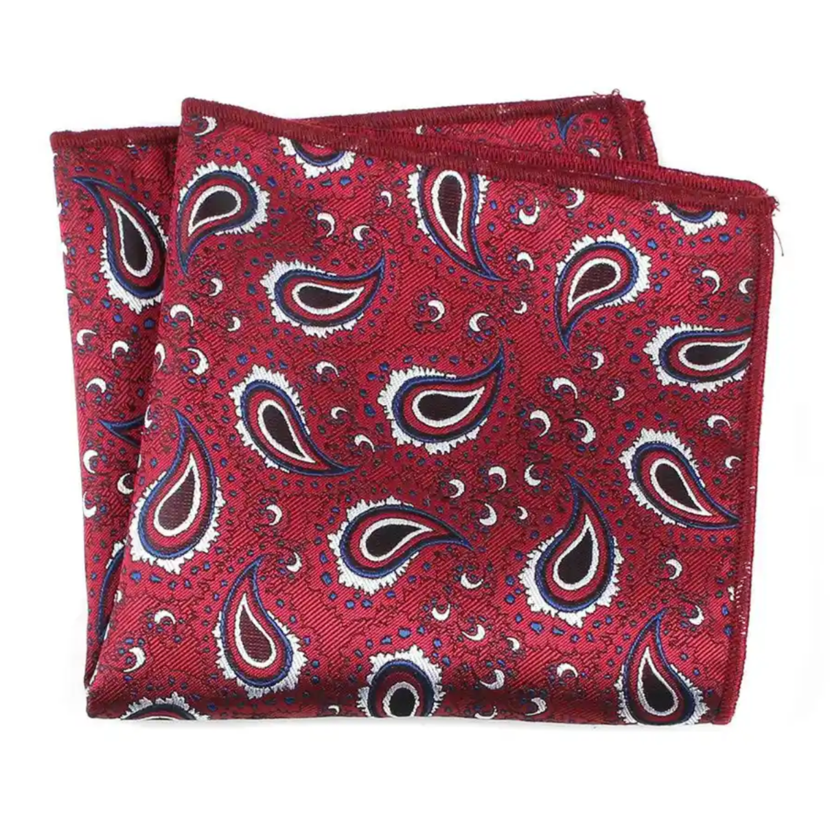 Ajrak paisley pocket square for men in pakistan
