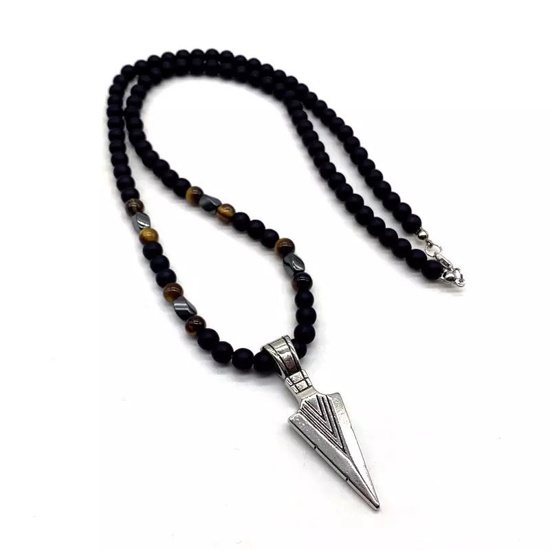 silver arrow beads pendant for men online in pakistan