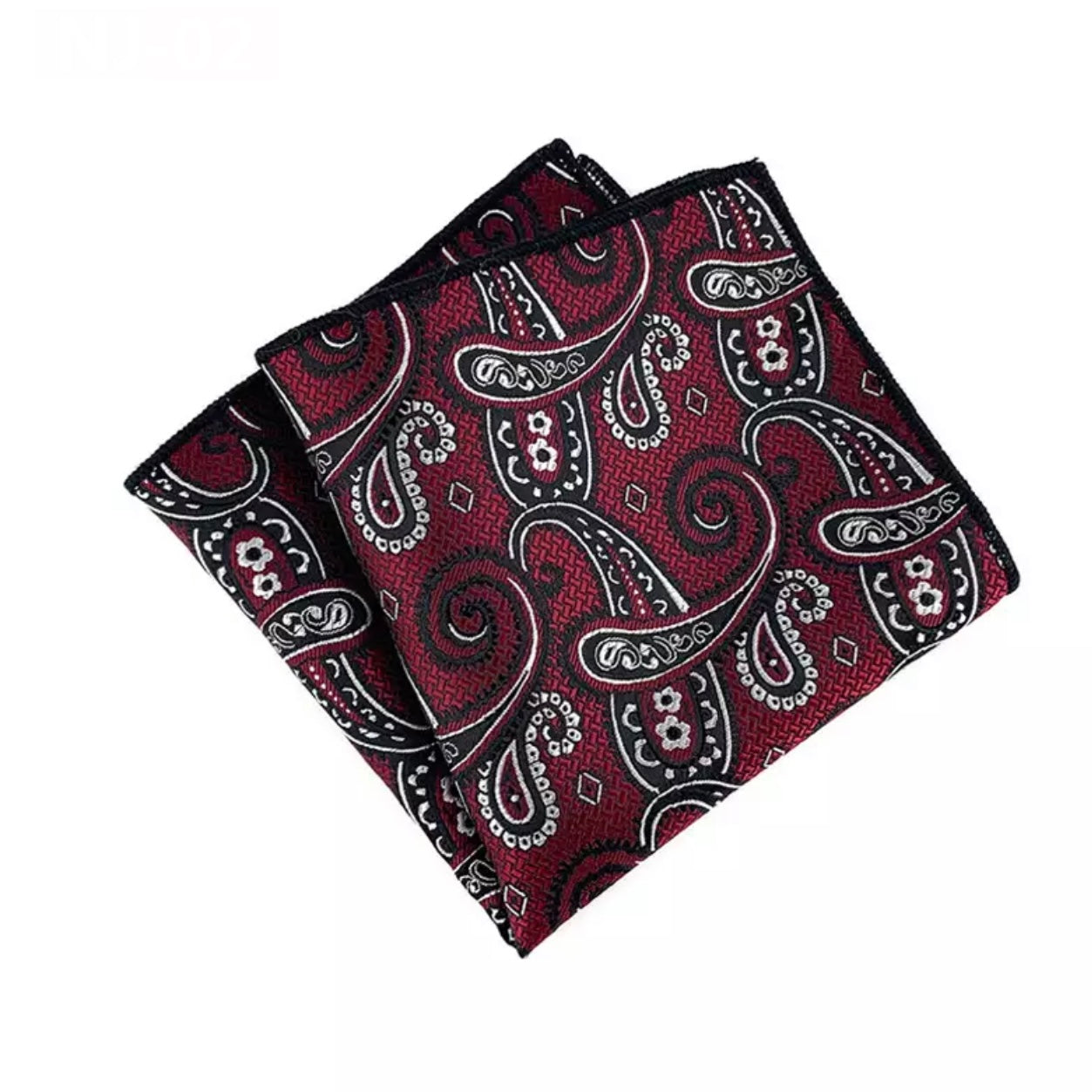 ajrak style paisley pocket sqaure for men online in pakistan