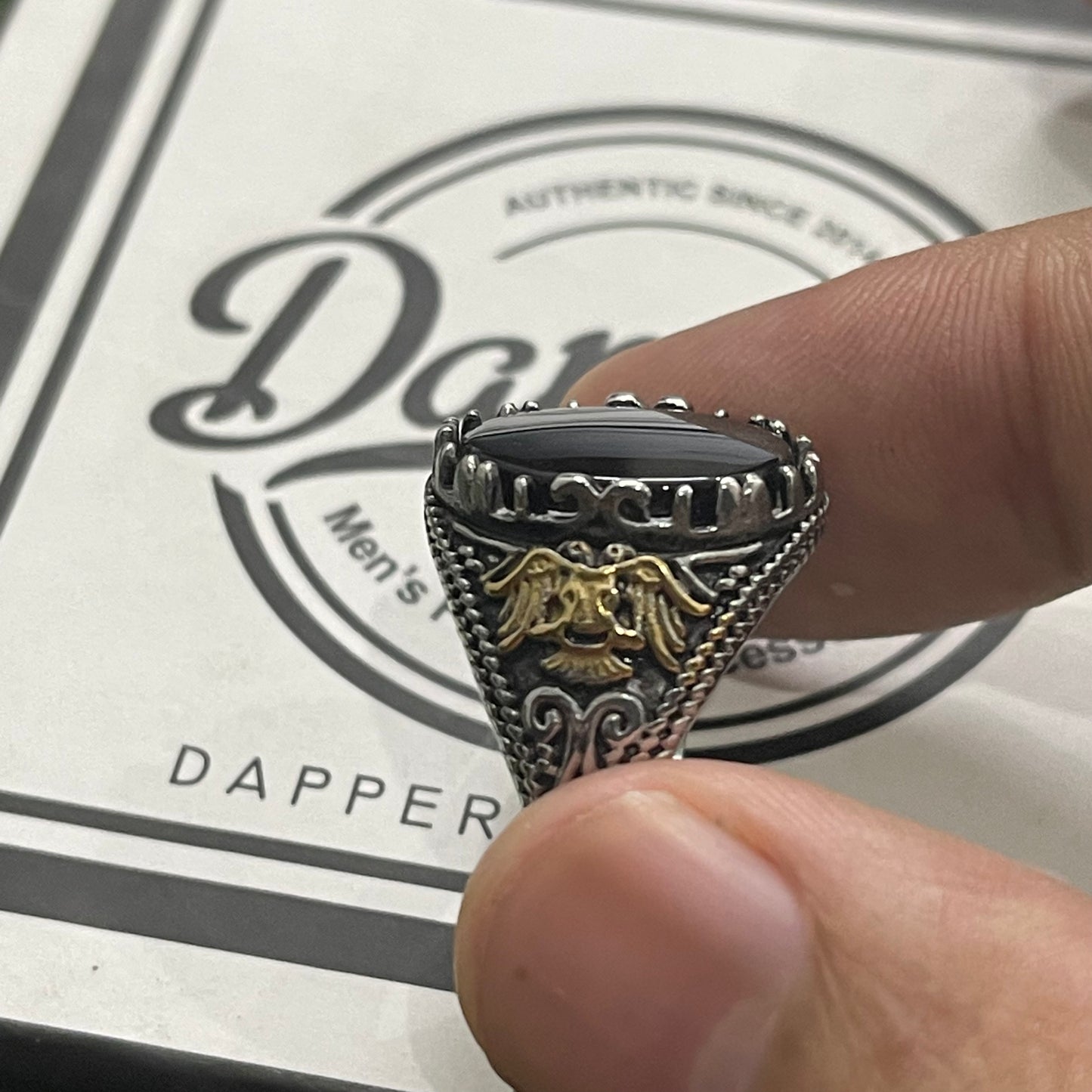 price of black stone ring in pakistan