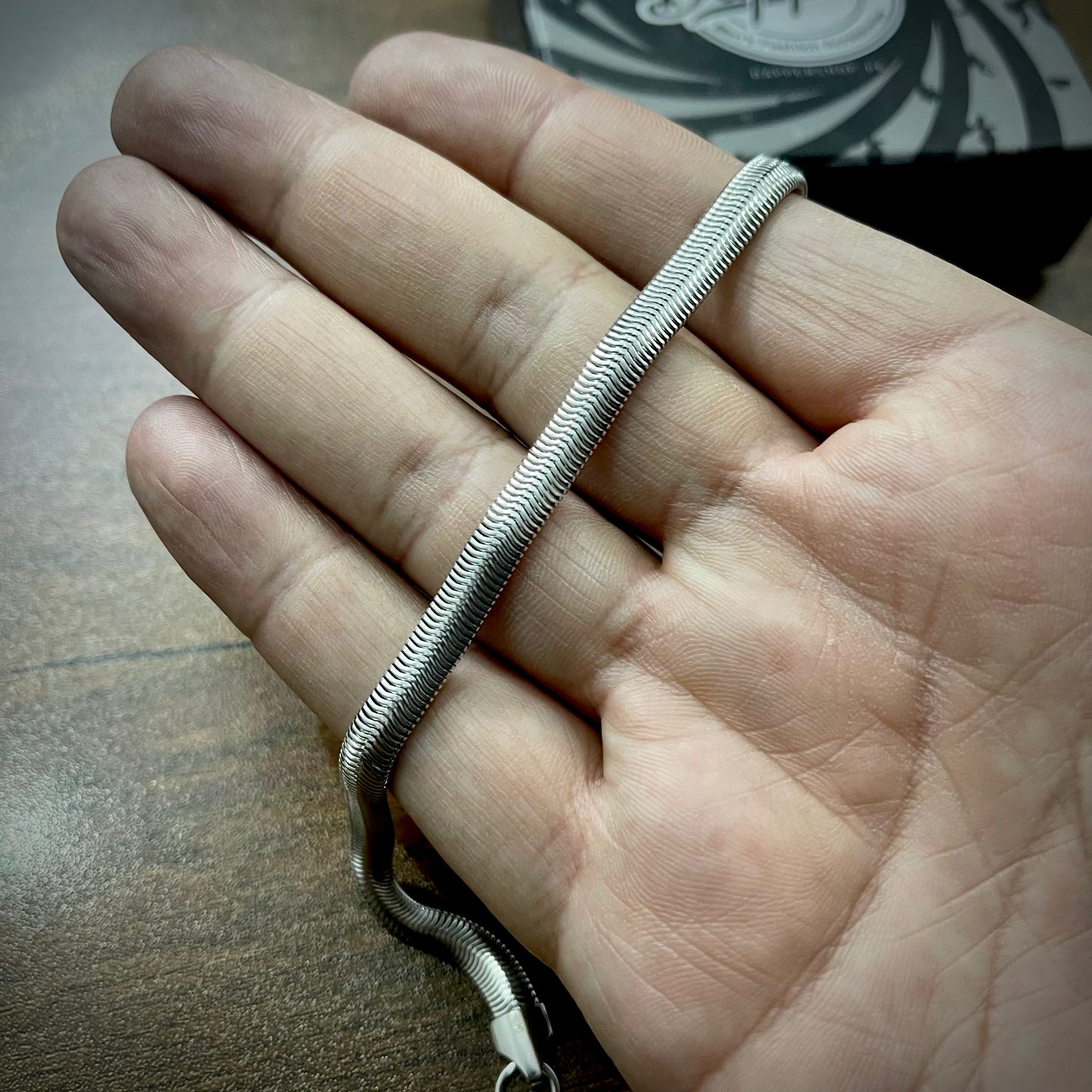 Silver Snake Chain Bracelet For Men Online In Pakistan