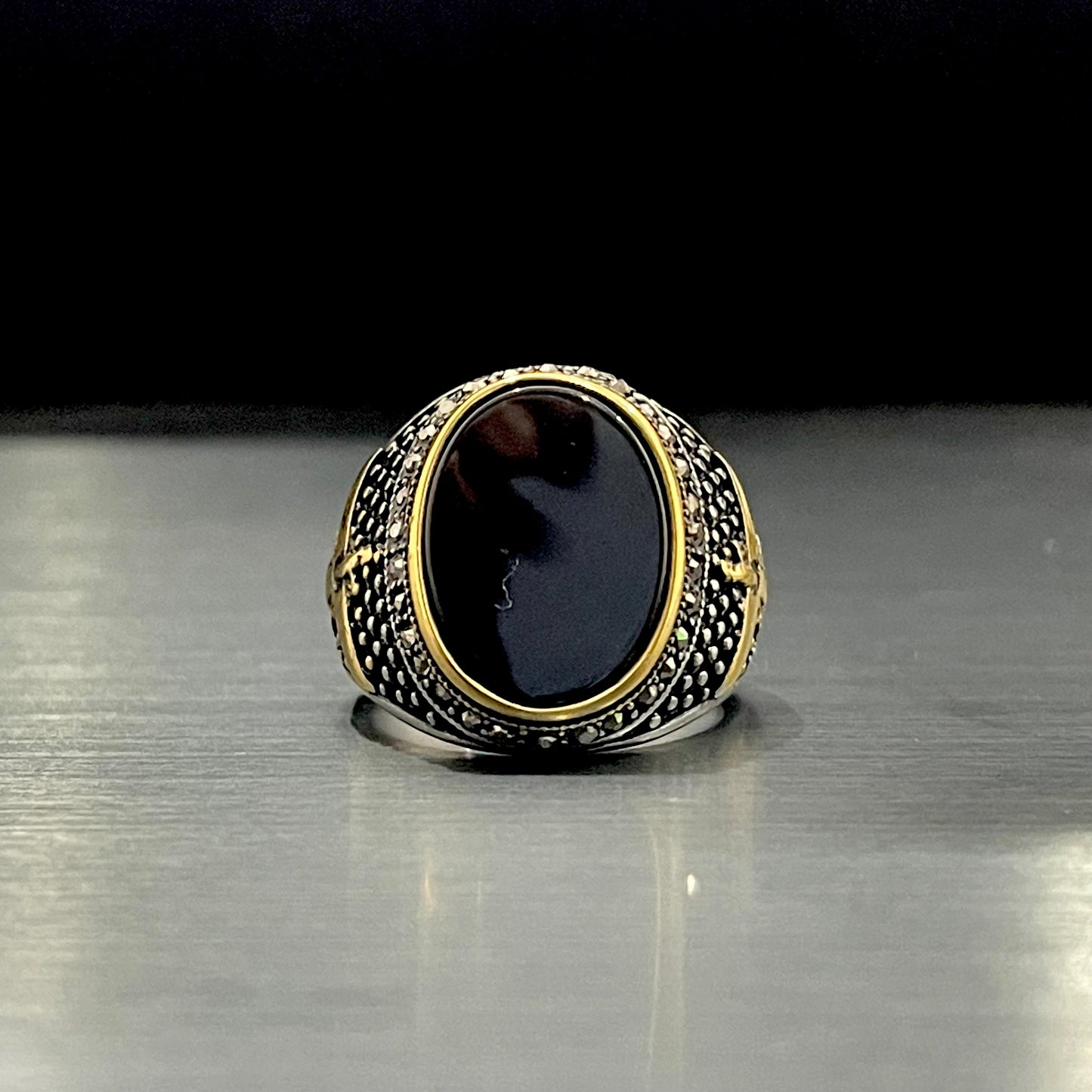 Chandi Silver Turkish Ring For Men Online IN Pakistan