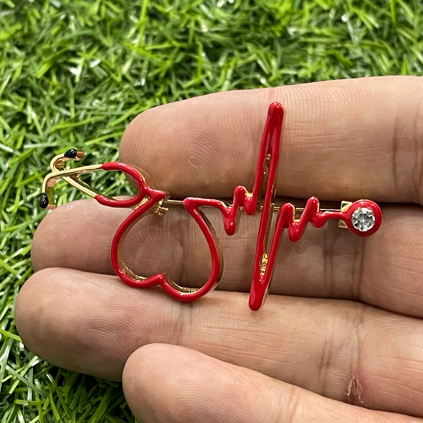 stethoscope brooch lapel pin for men women in Pakistan