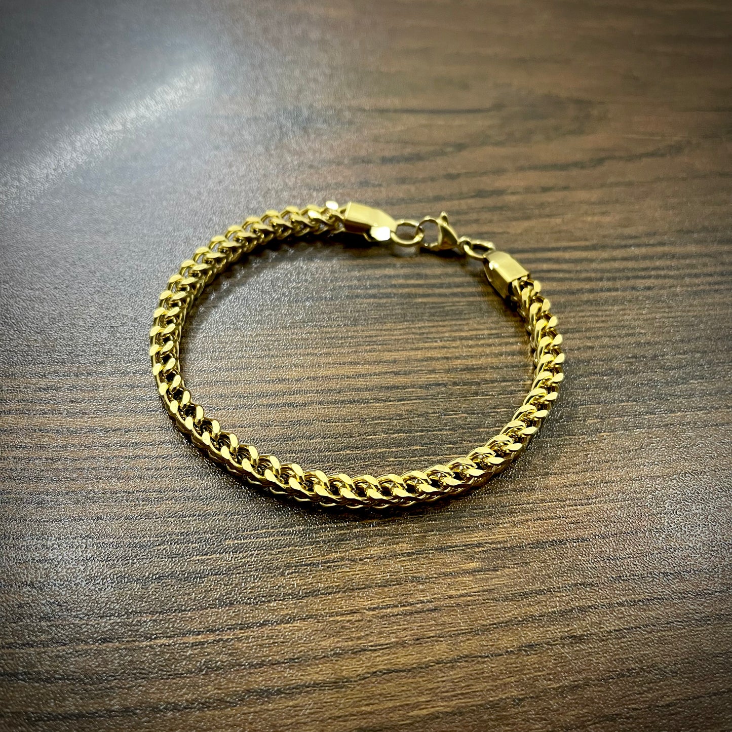 Golden Foxtail Wheat Chain Bracelet For Men In Pakistan