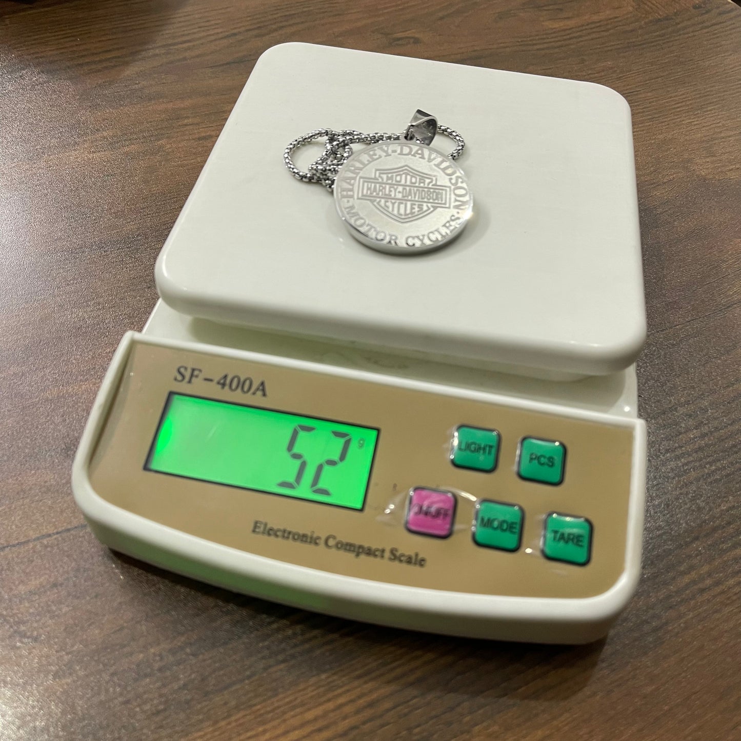 Harley Davidson Coin Pendant Necklace For Men