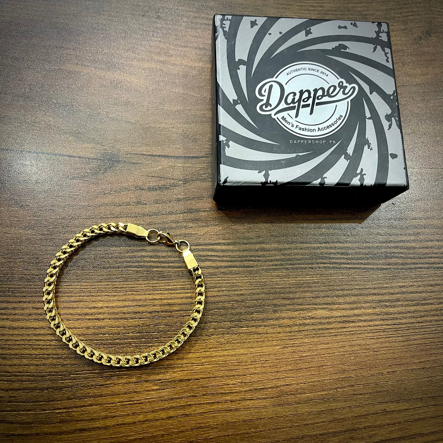 Golden Foxtail Wheat Chain Bracelet For Men In Pakistan