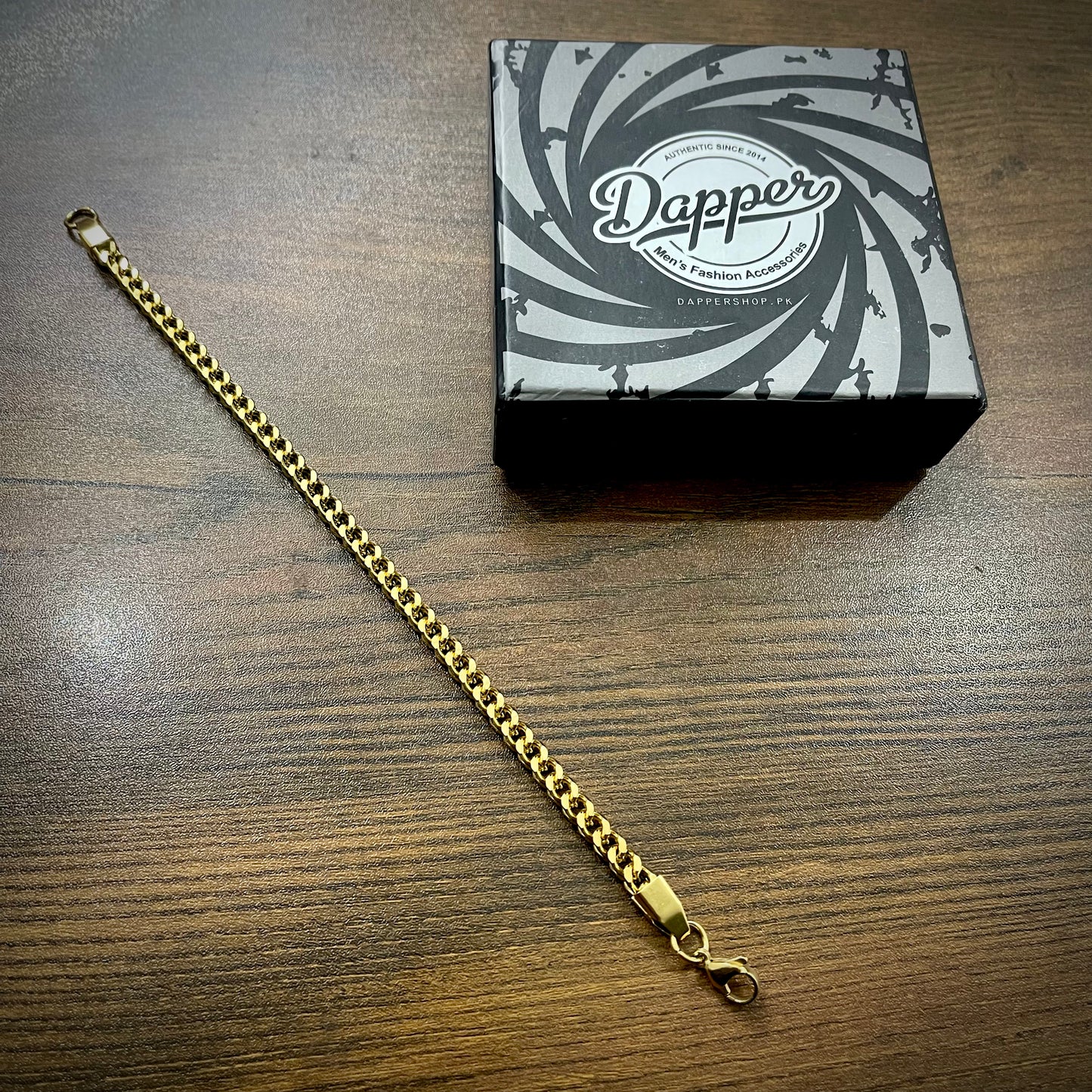Golden Foxtail Wheat Chain Bracelet For Men In Pakistan
