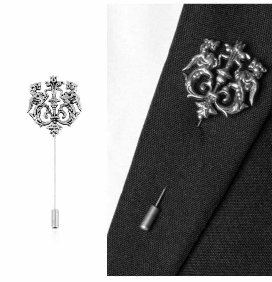crown wedding brooch lapel pin online in Pakistan