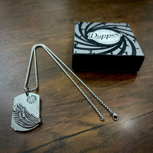 harley davidson bikers dogtag pendant necklace for men
