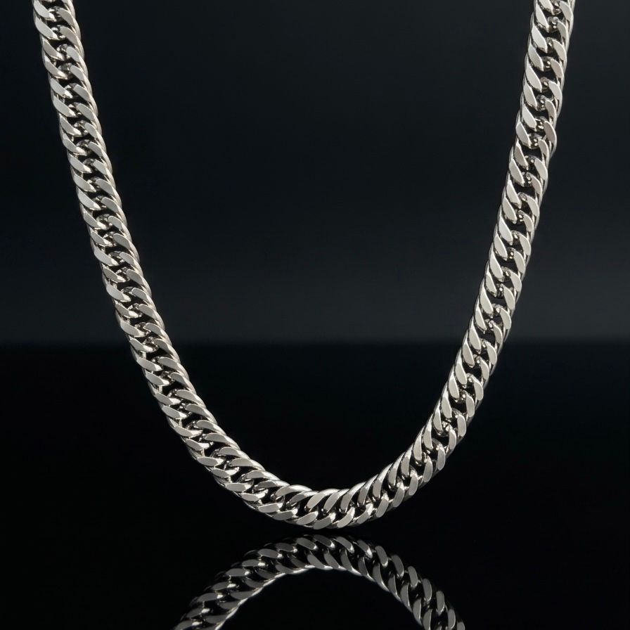 10mm heavy and short silver stainless steel short neck chain for men