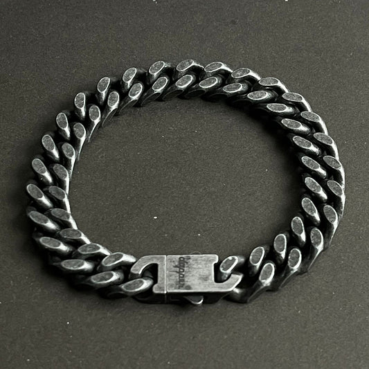 13mm antique silver heavy chain bracelet for men Pakistan