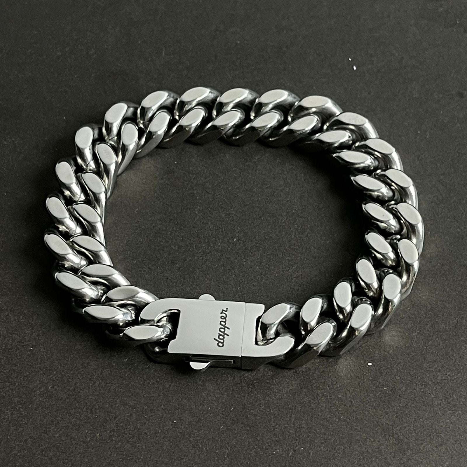 15mm heavy stainless steel chain bracelet for men Pakistan