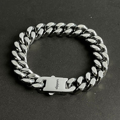 15mm heavy stainless steel chain bracelet for men Pakistan