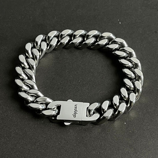 15mm heavy stainless steel chain bracelet for men Pakistan