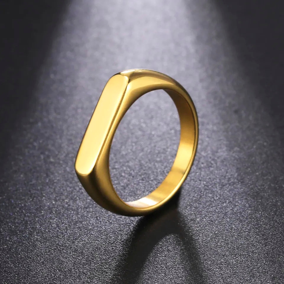 Italian 24k gold plated ring for men women in pakistan