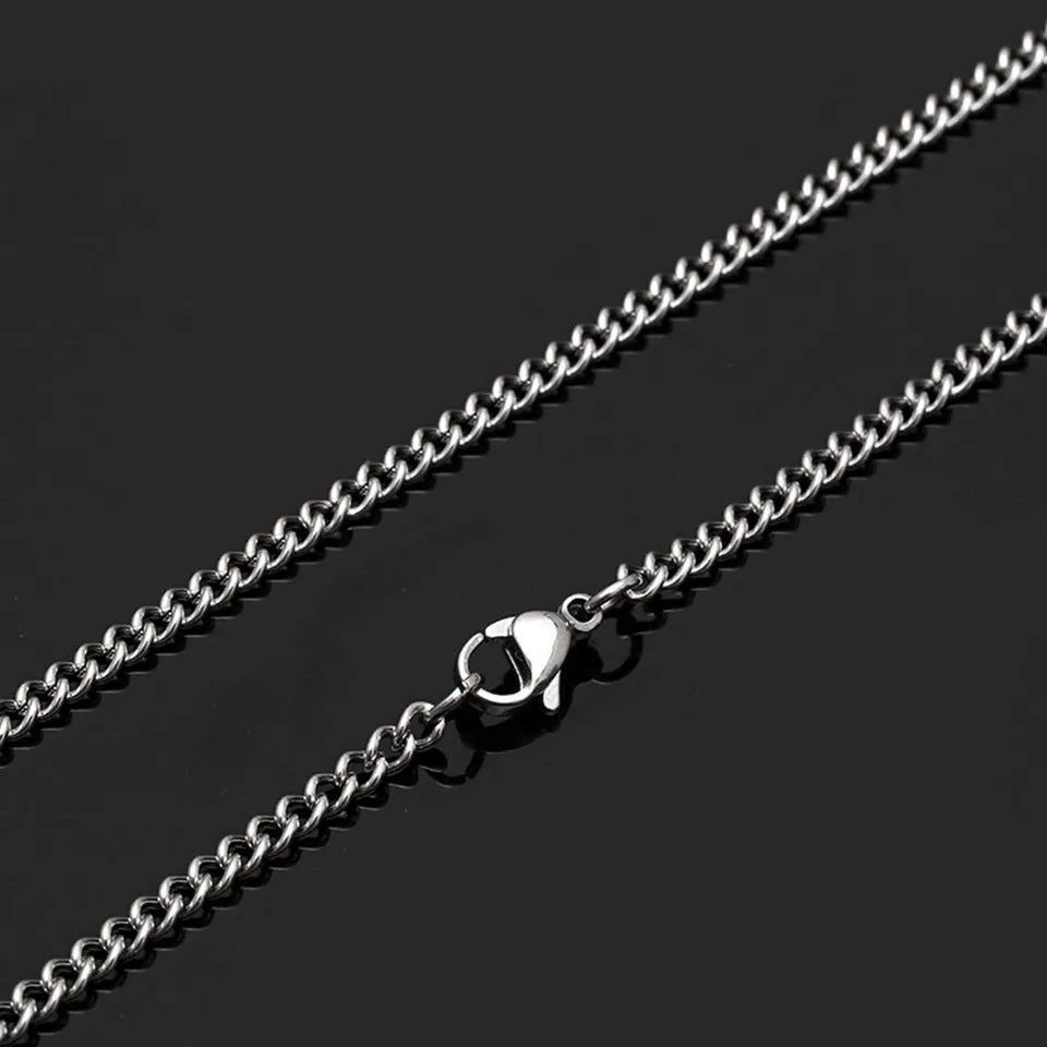 2mm Silver Light weight Figaro Link Neck Chain For Men – The Dapper Shop