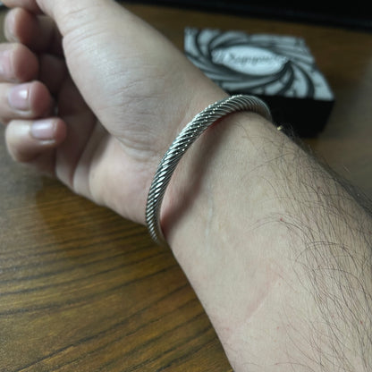 golden silver dragon stainless steel open bracelet bangel online in pakistan