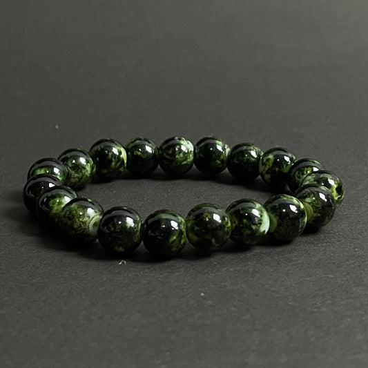 green agate natural stone beads bracelets for men women online in pakistan