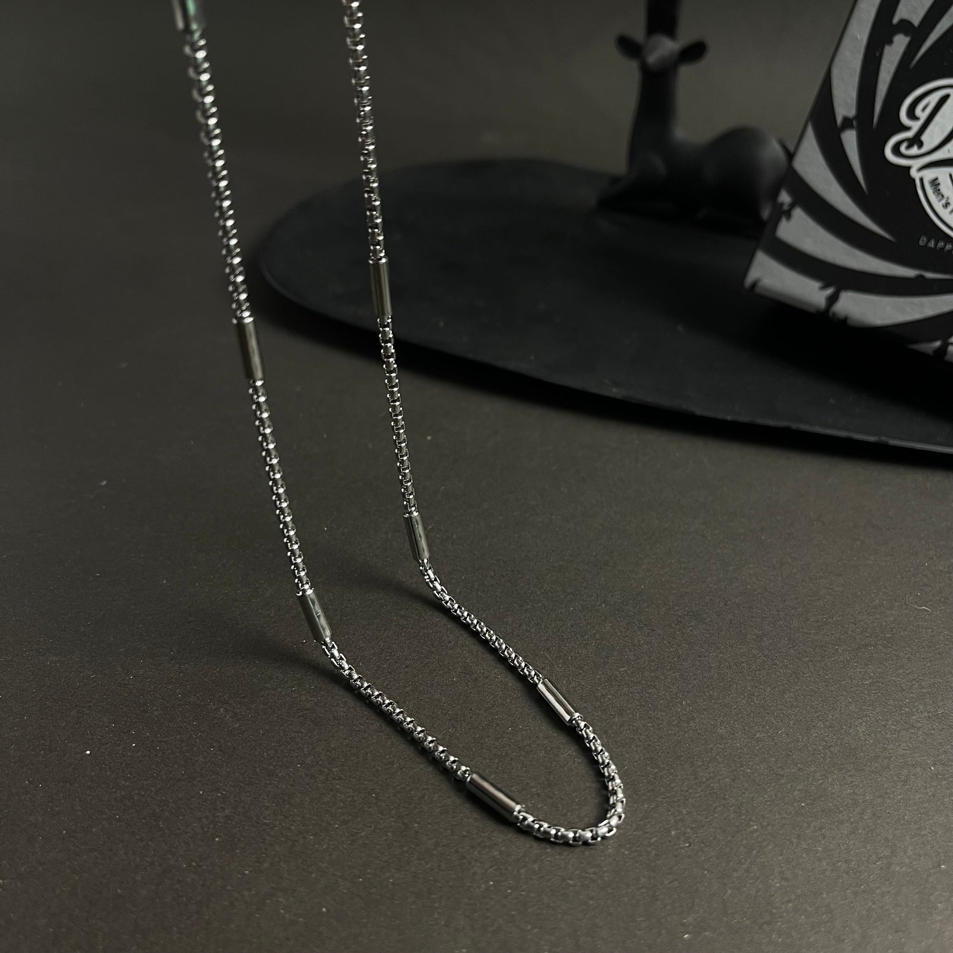 3mm 24 inches 60 cm silver box neck chain for men online in Pakistan