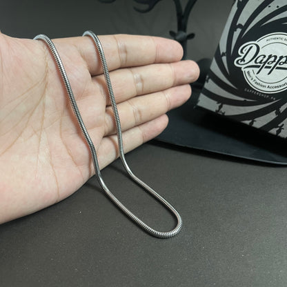 3mm round snake neck chain for men women online in Pakistan